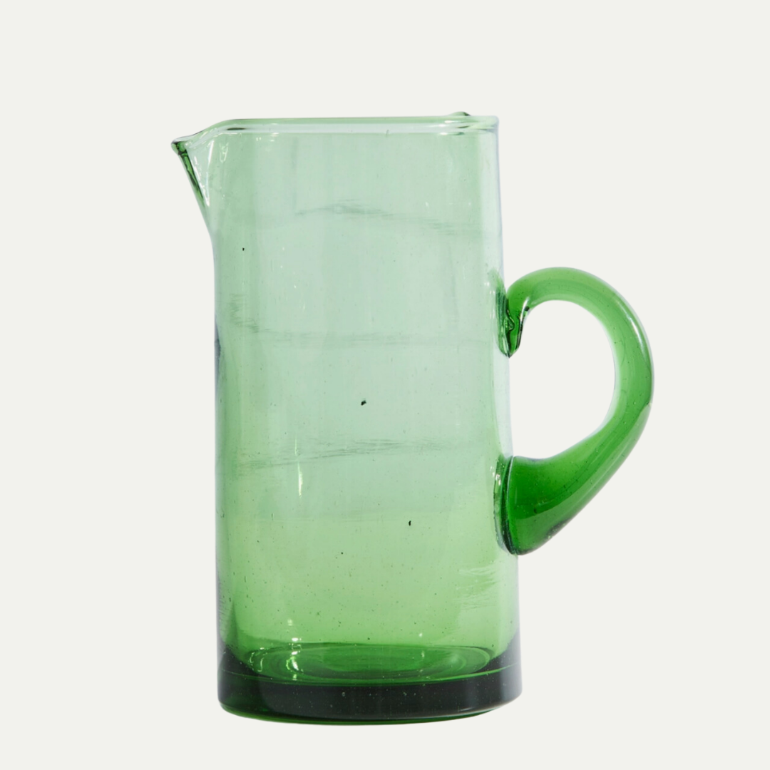 Moroccan Cone Jug - Green