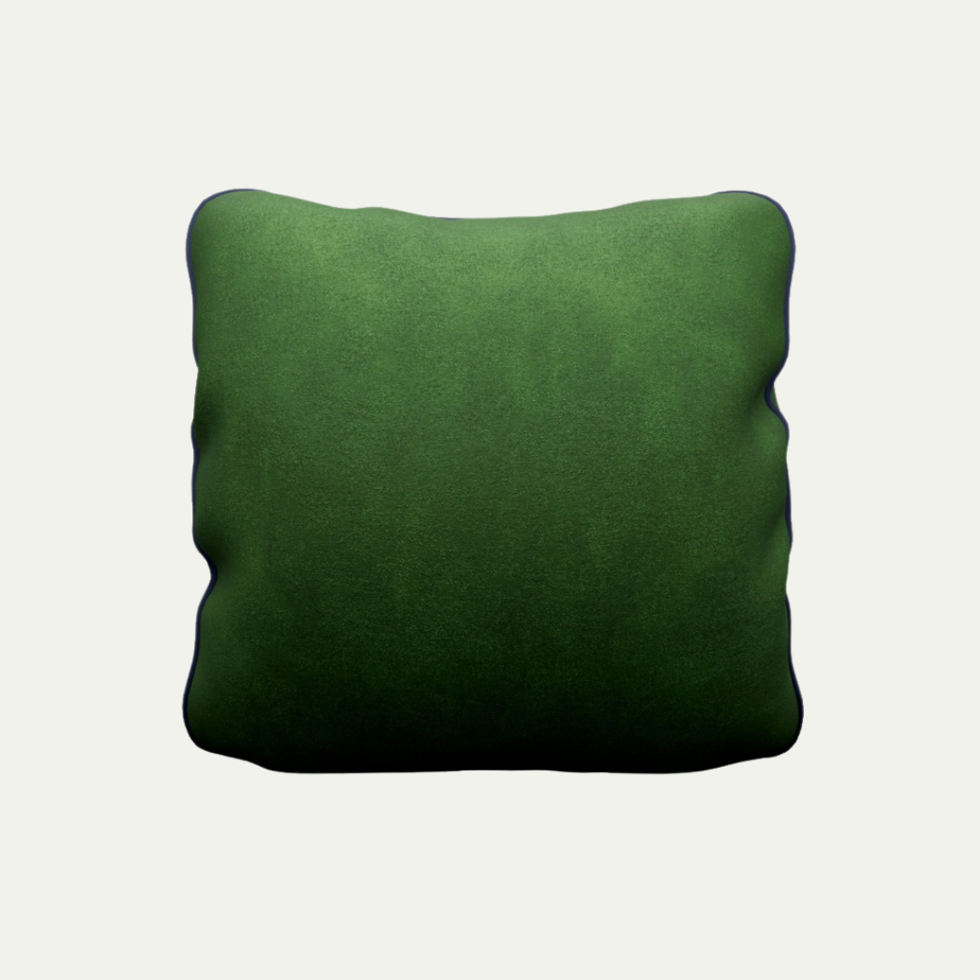 Norwalk Green Velvet Pillow