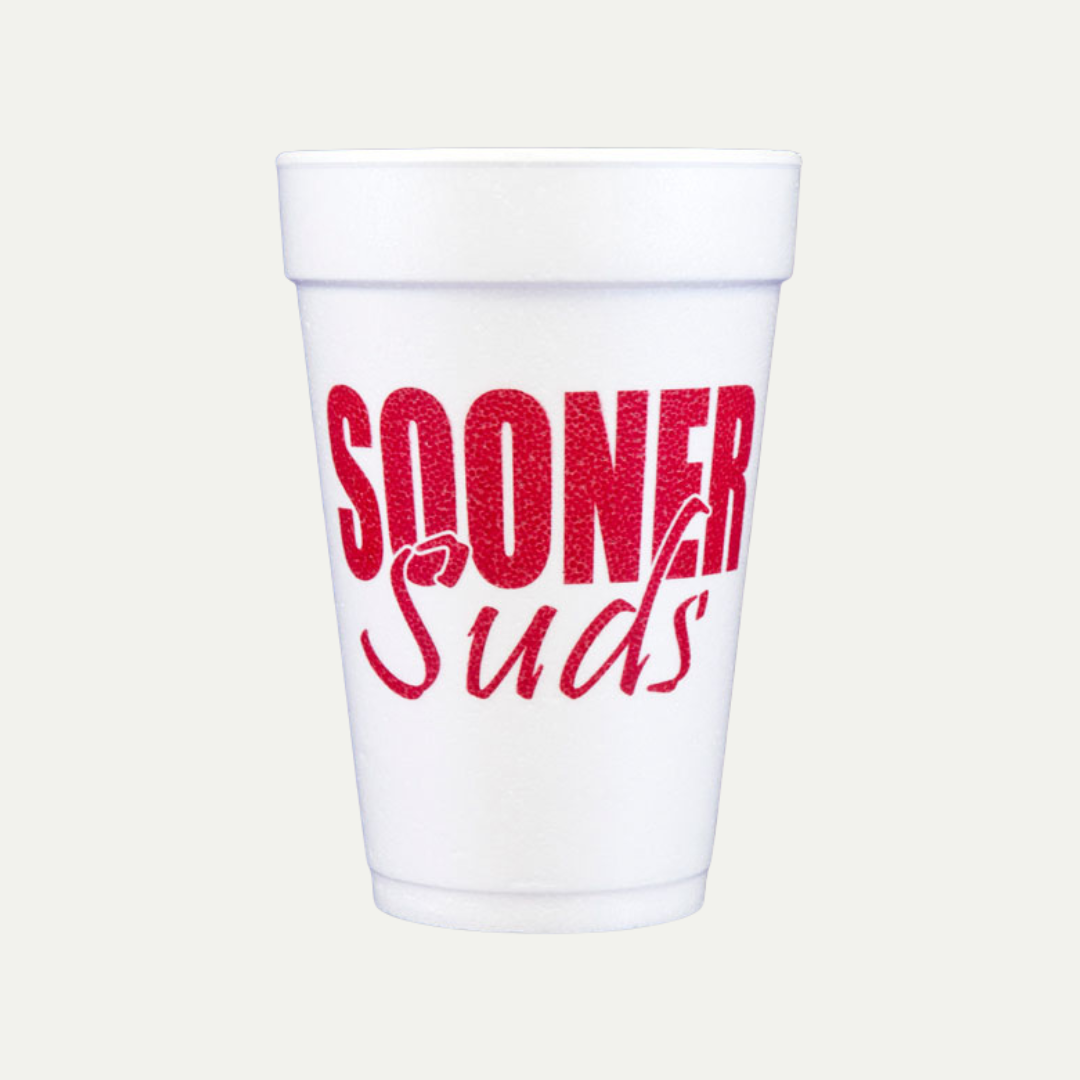 Sooner Suds Foam Cups