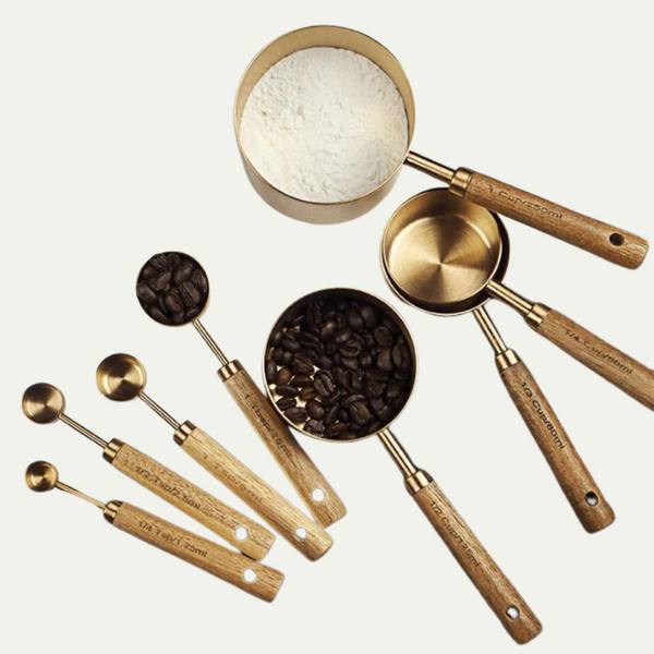 Gold Measuring Cups - RBR Interiors