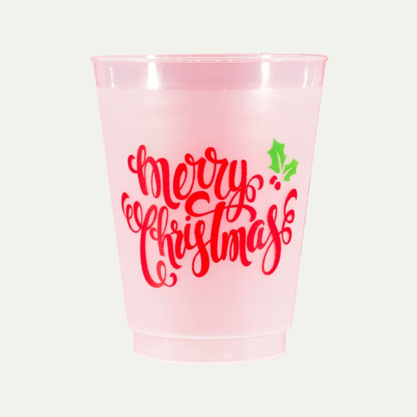 Merry Christmas Shatterproof Cups