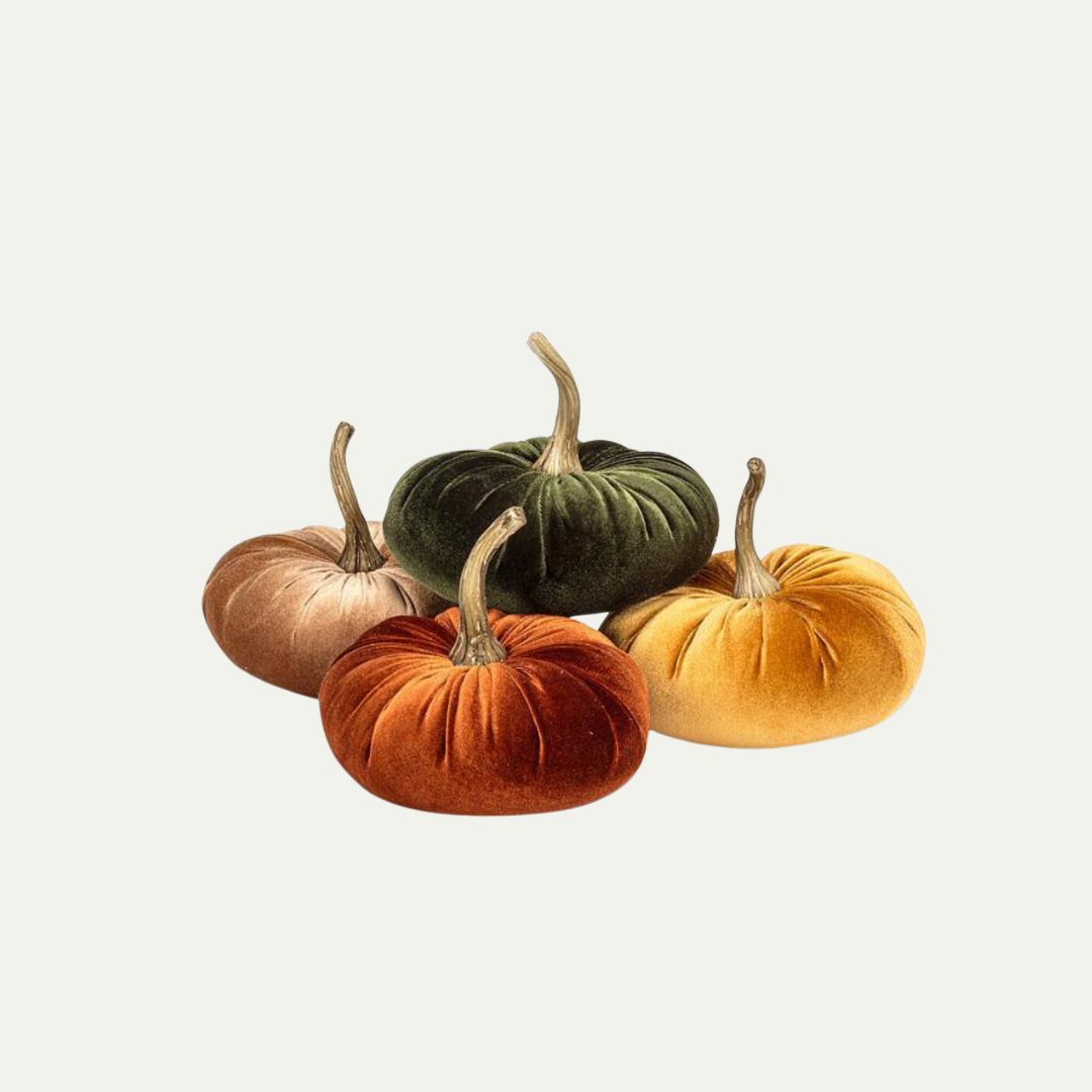 Small Velvet Pumpkin