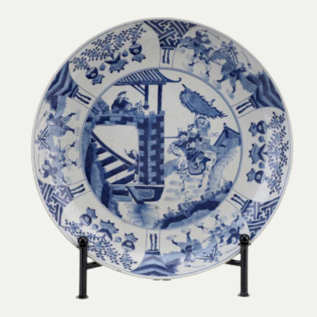 Blue and White Platter