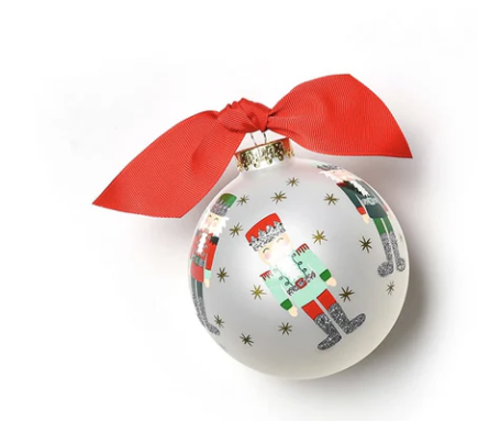 Nutcracker Glass Ornament