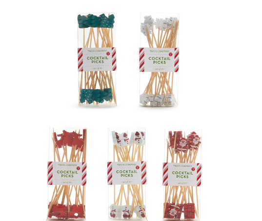 Cocktail Hours Cocktail Picks in Gift Box