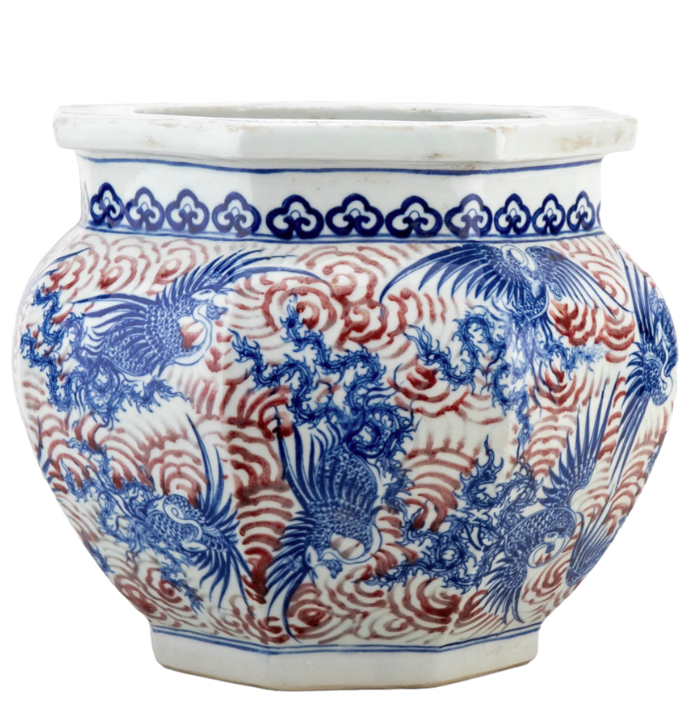 Red and Blue Fishbowl