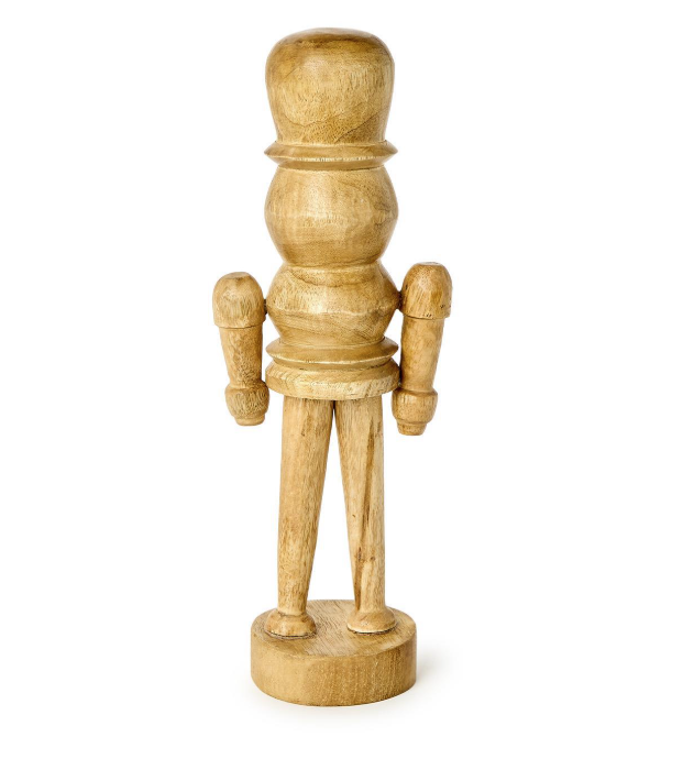 Wood Nutcracker Decor