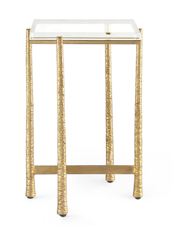 Genesis Accent Table/ Gold Leaf