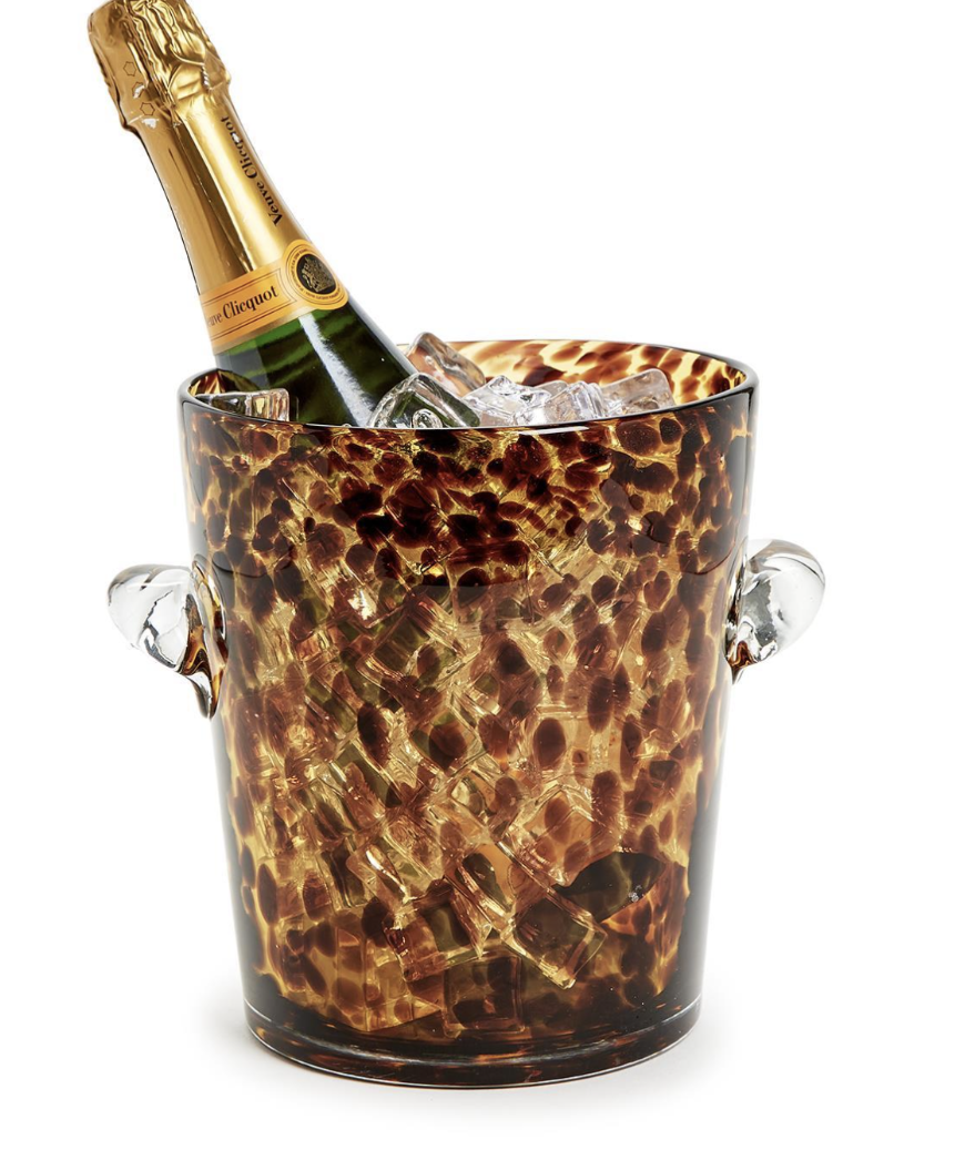 Tortoise Print Ice Bucket