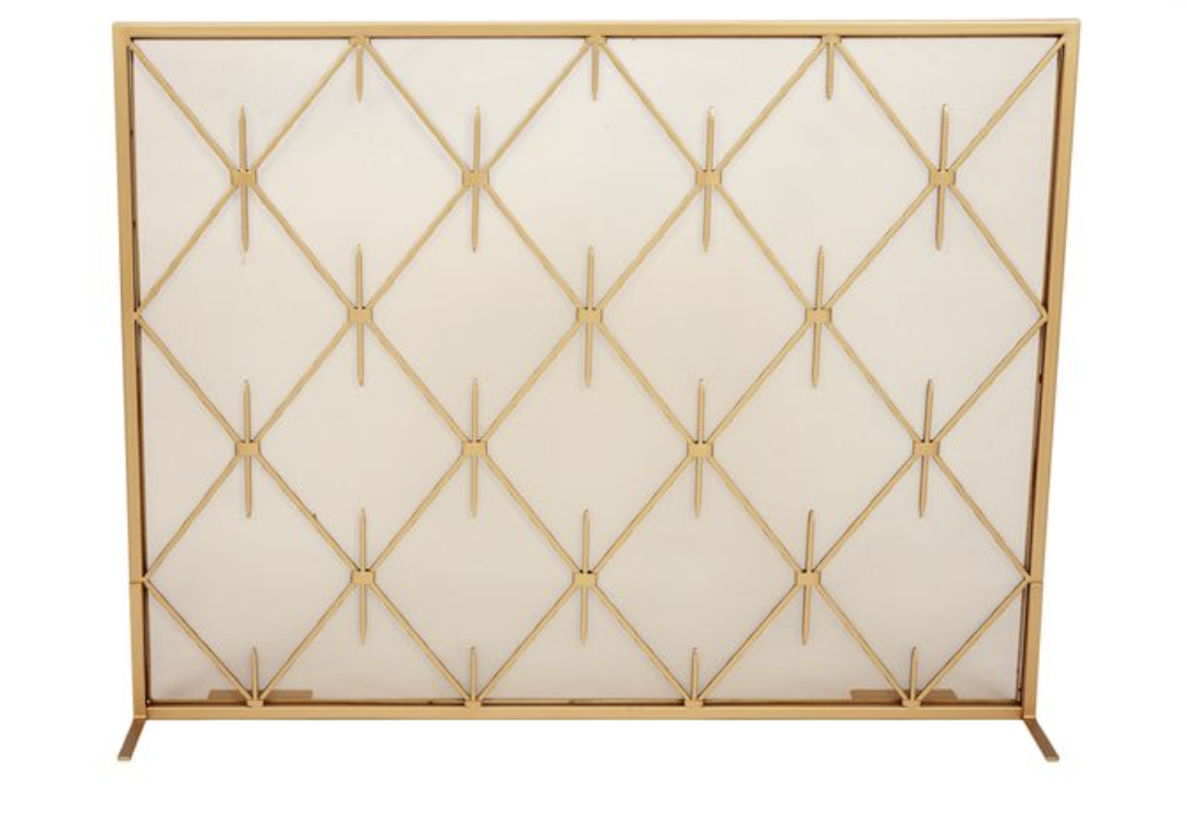 Korbyn Gold Fireplace Screen