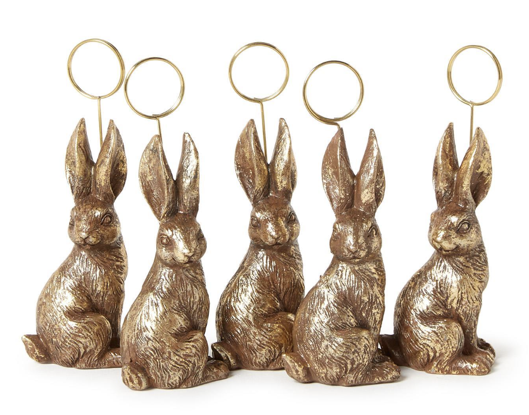 4 Piece Bunny Place Card Holders