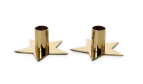 Gold Star Metallic Candle Holder