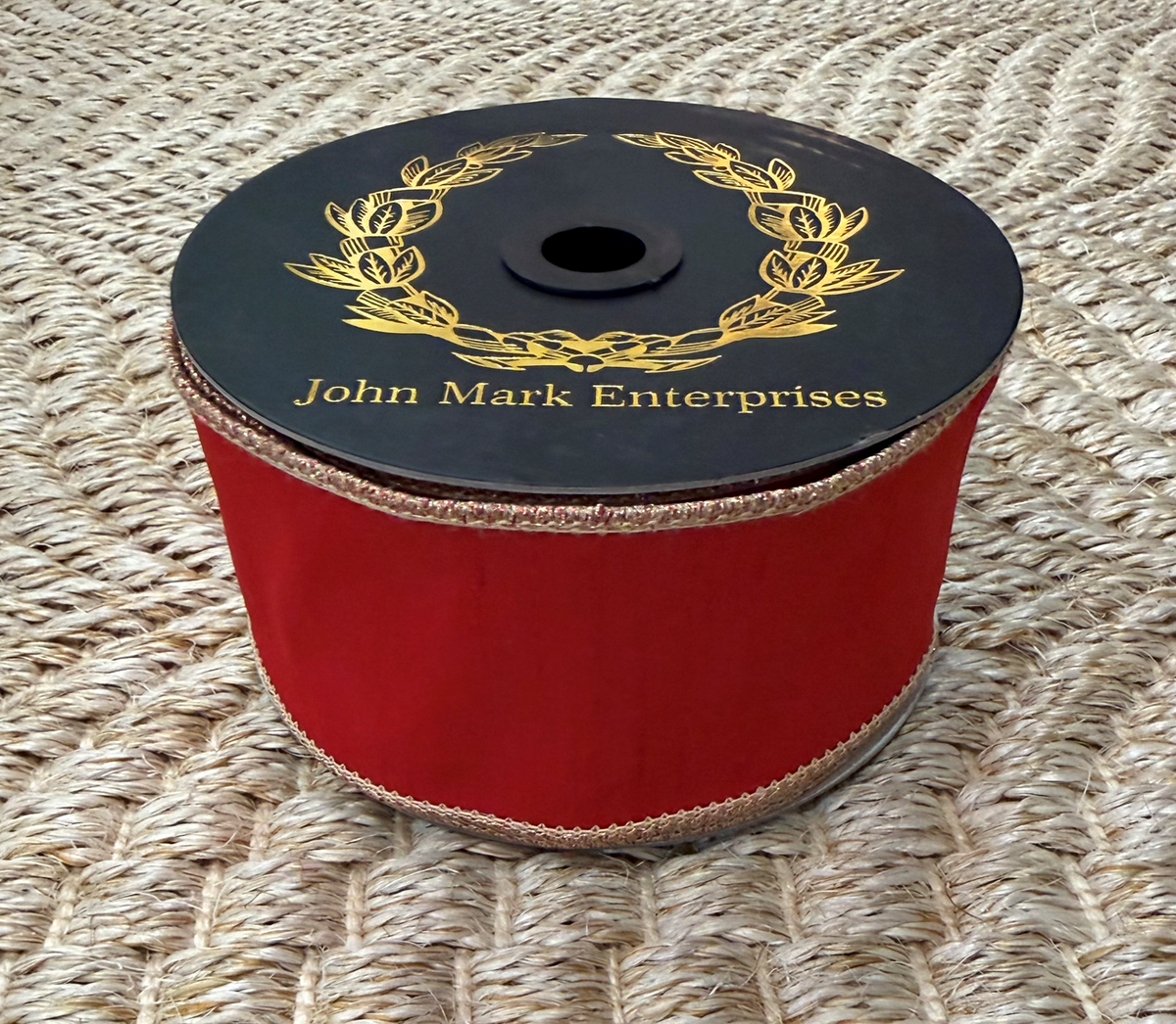 Dupion Splash Metallic Red