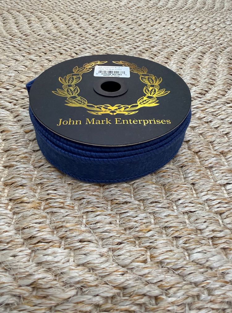 Paper Felt Blue Ribbon Thin