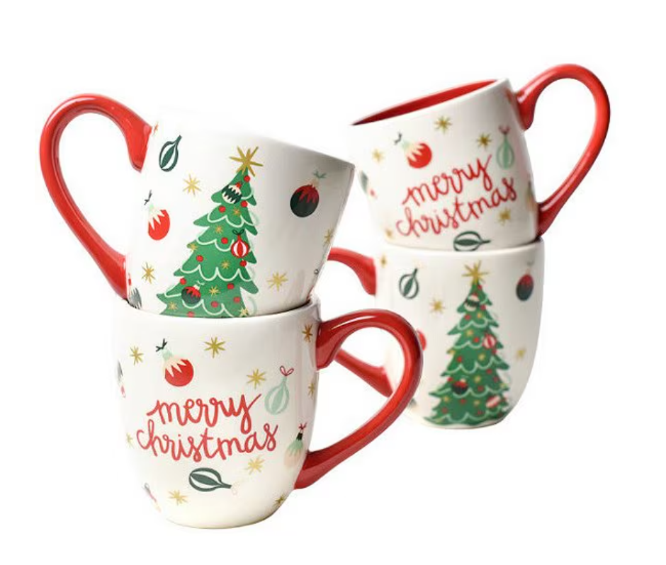 Christmas in the Village Trimmed Tree Mug