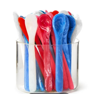 Red, White and Blue Spoons