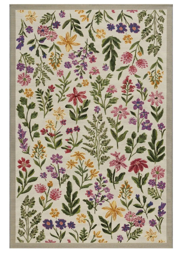 Duskan Floral Indoor/Outdoor Rug 2x3