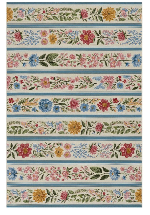 Arroya Floral Indoor/Outdoor Rug 2x3