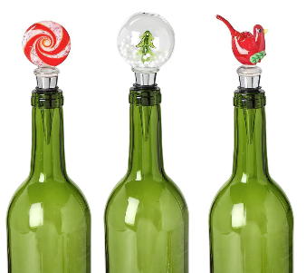 Christmas Spirits 16 pc Wine Bottle Stopper