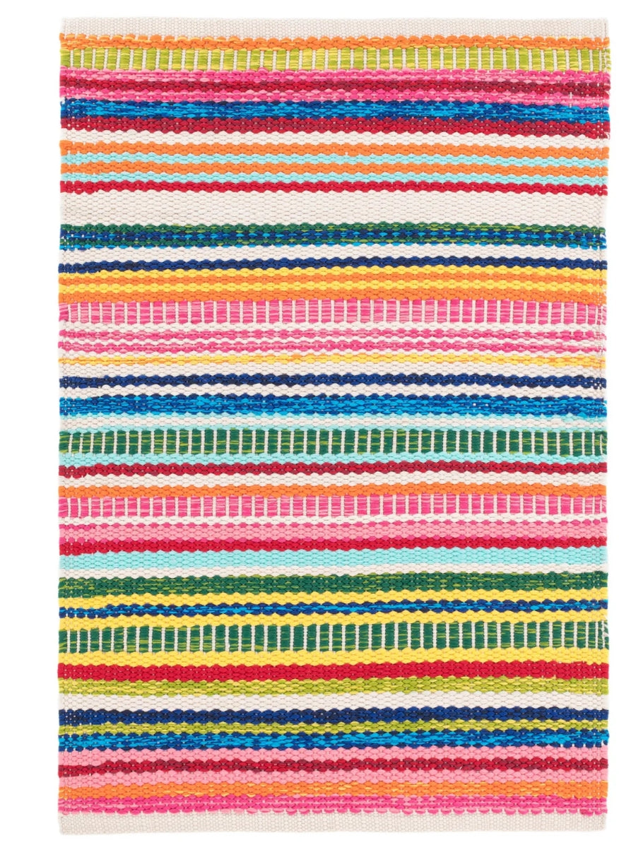 Bright Stripe Handwoven Indoor/Outdoor Rug