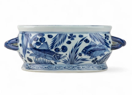 Blue and White Foot Bath