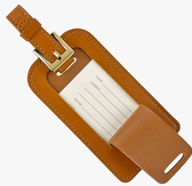 Luggage Tag British Tan