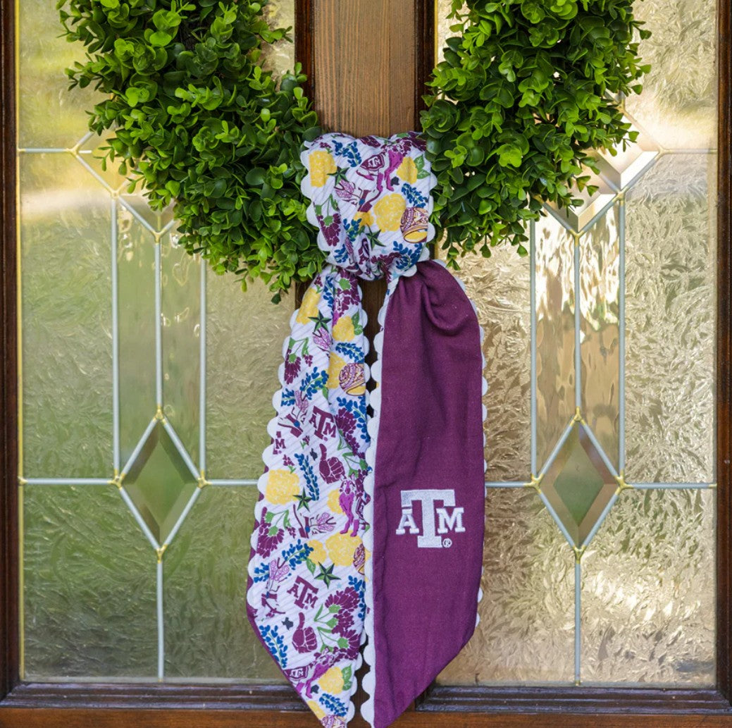 Texas A&M Aggies Cotton Wreath Scarf