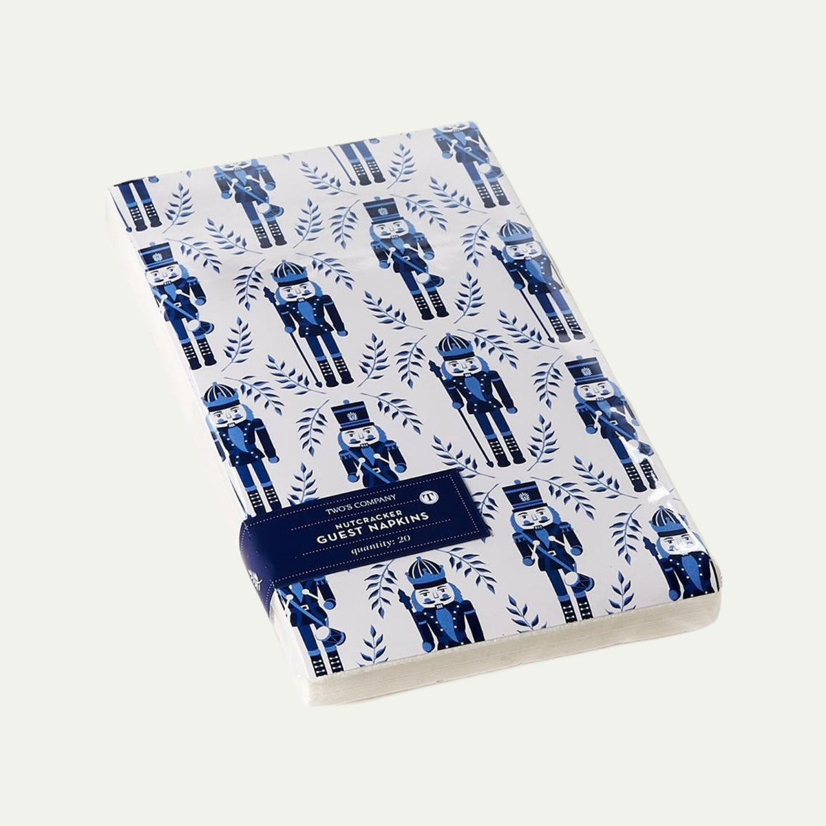 Blue Nutcracker Paper Guest Towel