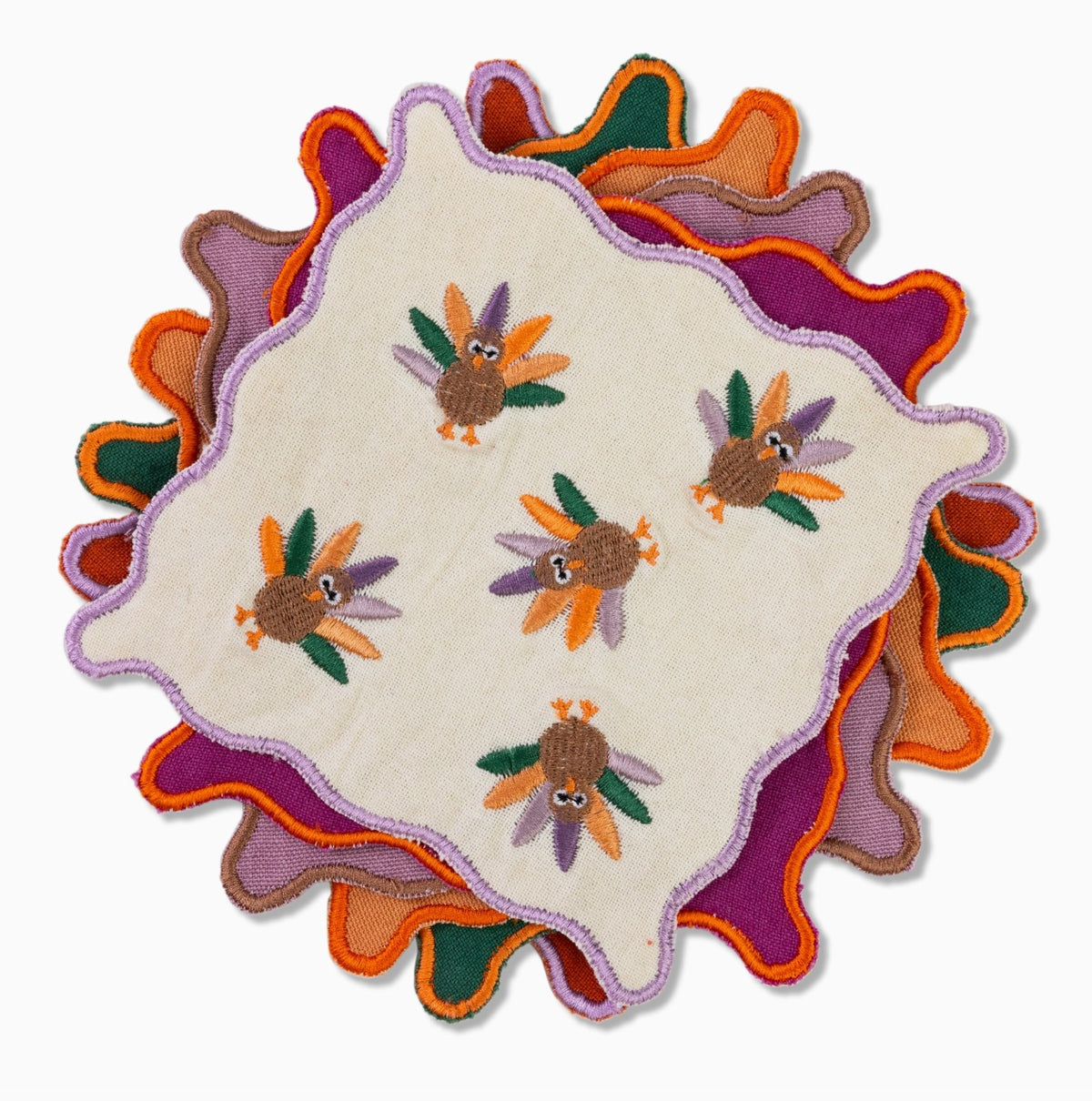 Fall Cocktail Napkins S/6
