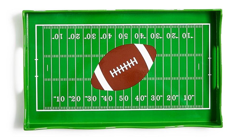 Football Field Decorative Tray