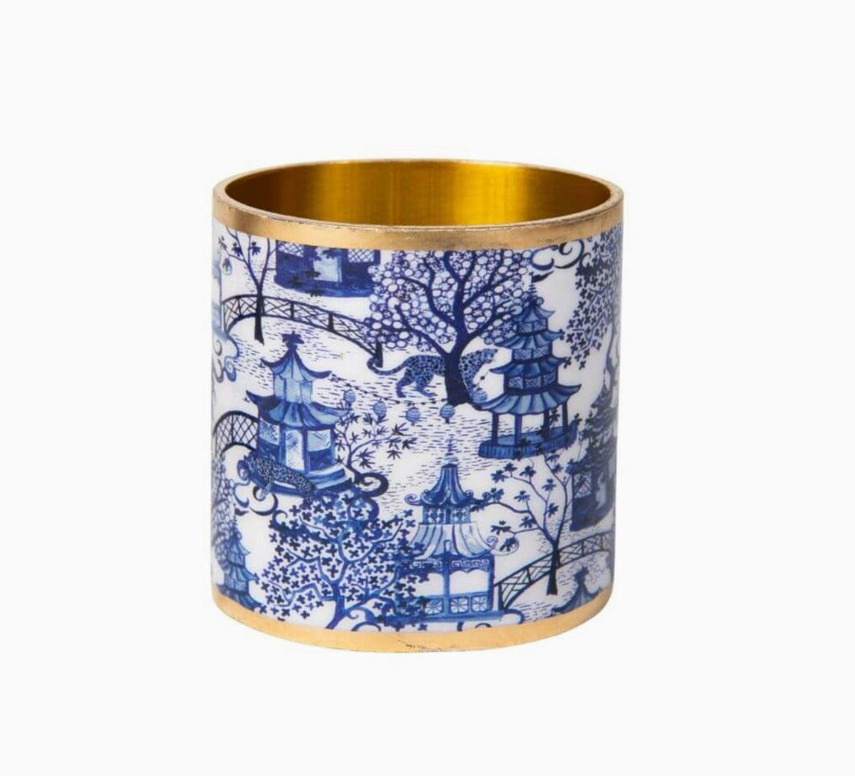 Garden Party Enameled Napkin Ring