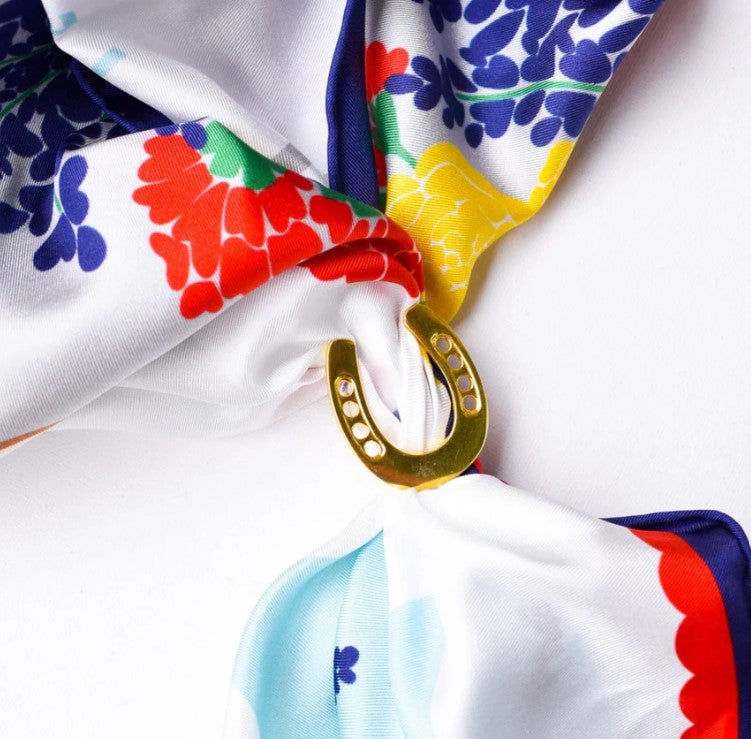 Lucky Horseshoe Saturday Scarf Ring
