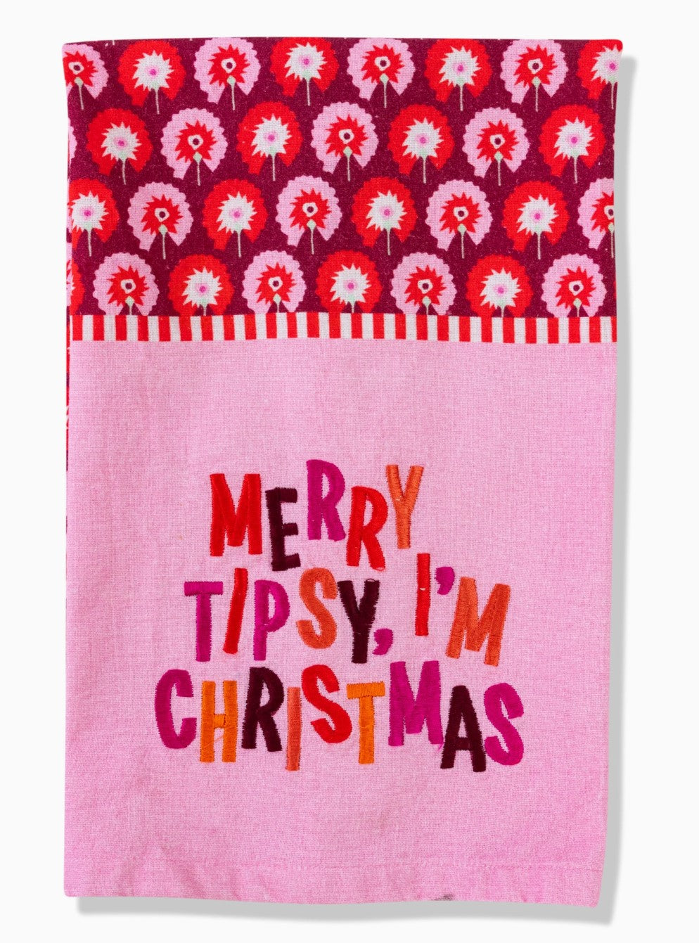 Merry Tipsy Dish Towel
