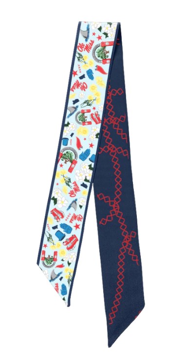 Ole Miss Rebels Skinny Scarf