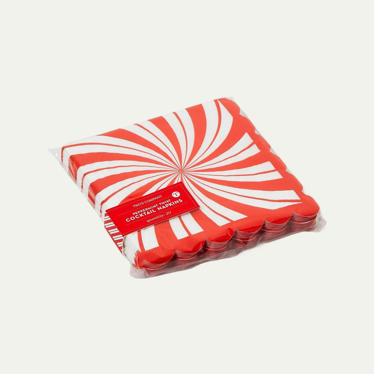 Peppermint Twist Cocktail Napkin 30 Pc