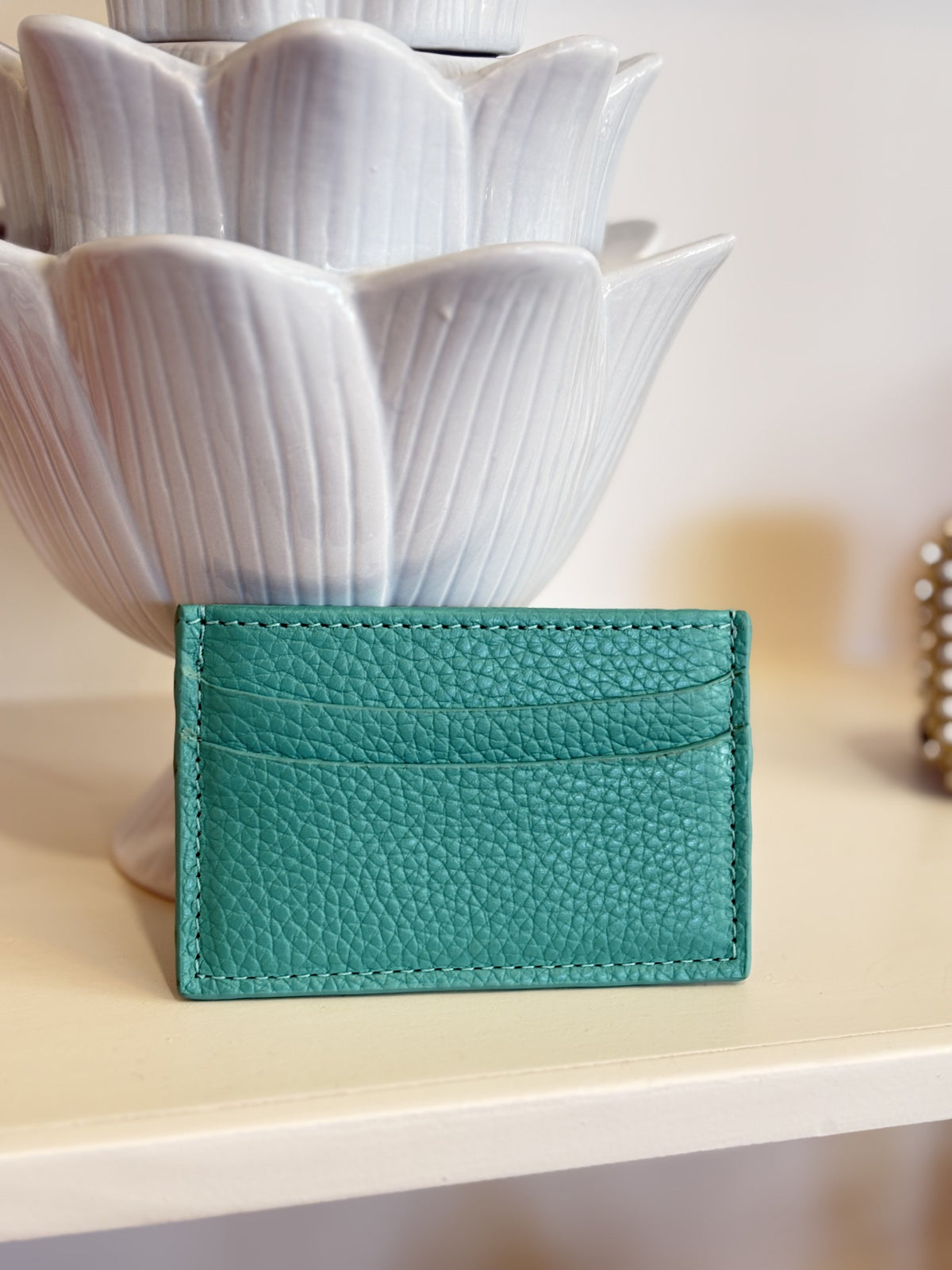 Slim Design Card Case Robins Egg Blue
