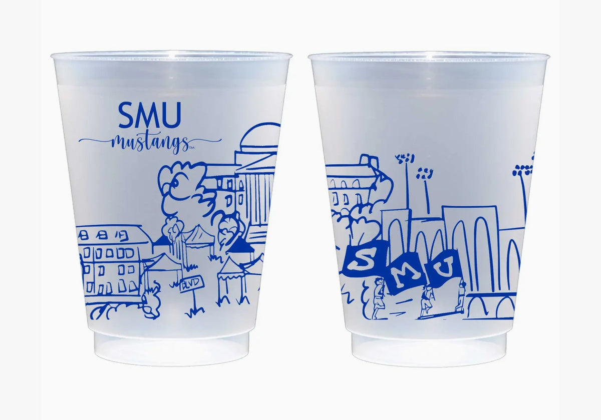 SMU Skyline Shatterproof Cups
