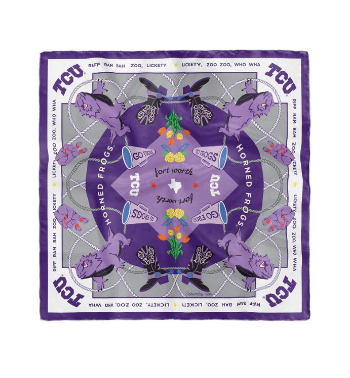 TCU Horned Frogs Pocket Scarf