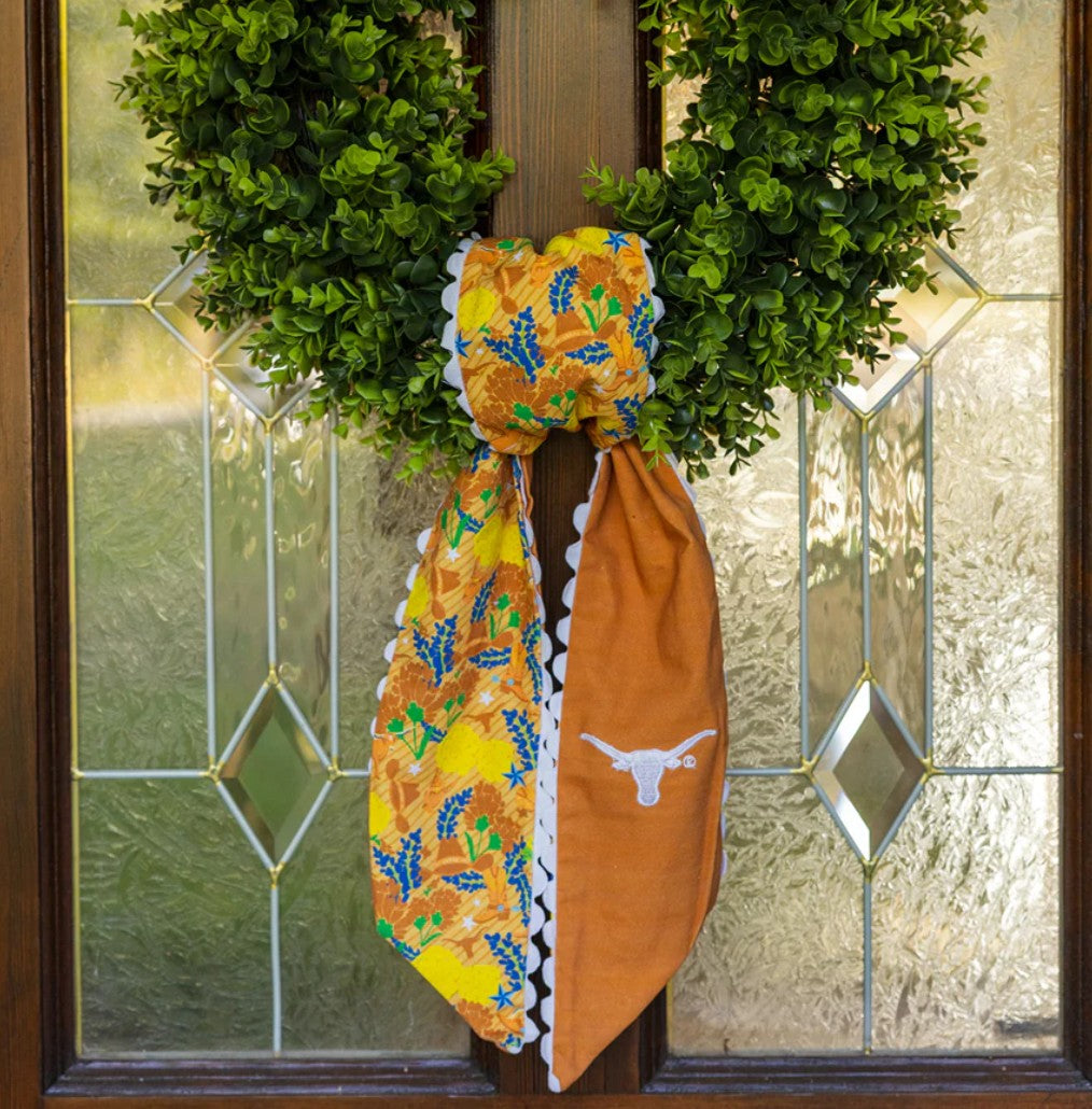 Texas Longhorns Cotton Wreath Scarf