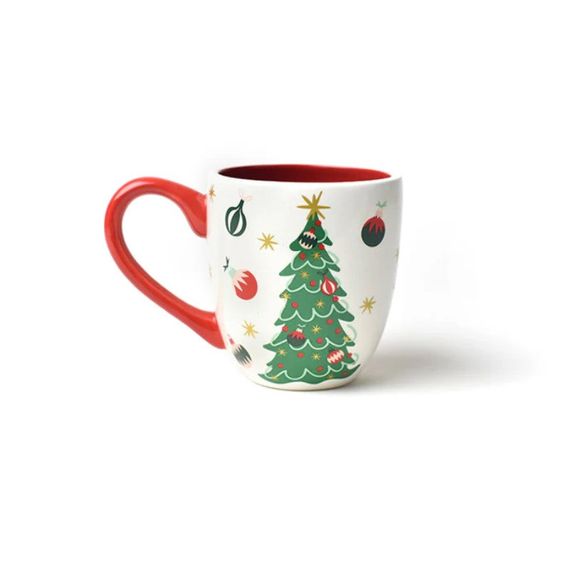 Vintage Trimmed Tree Mug